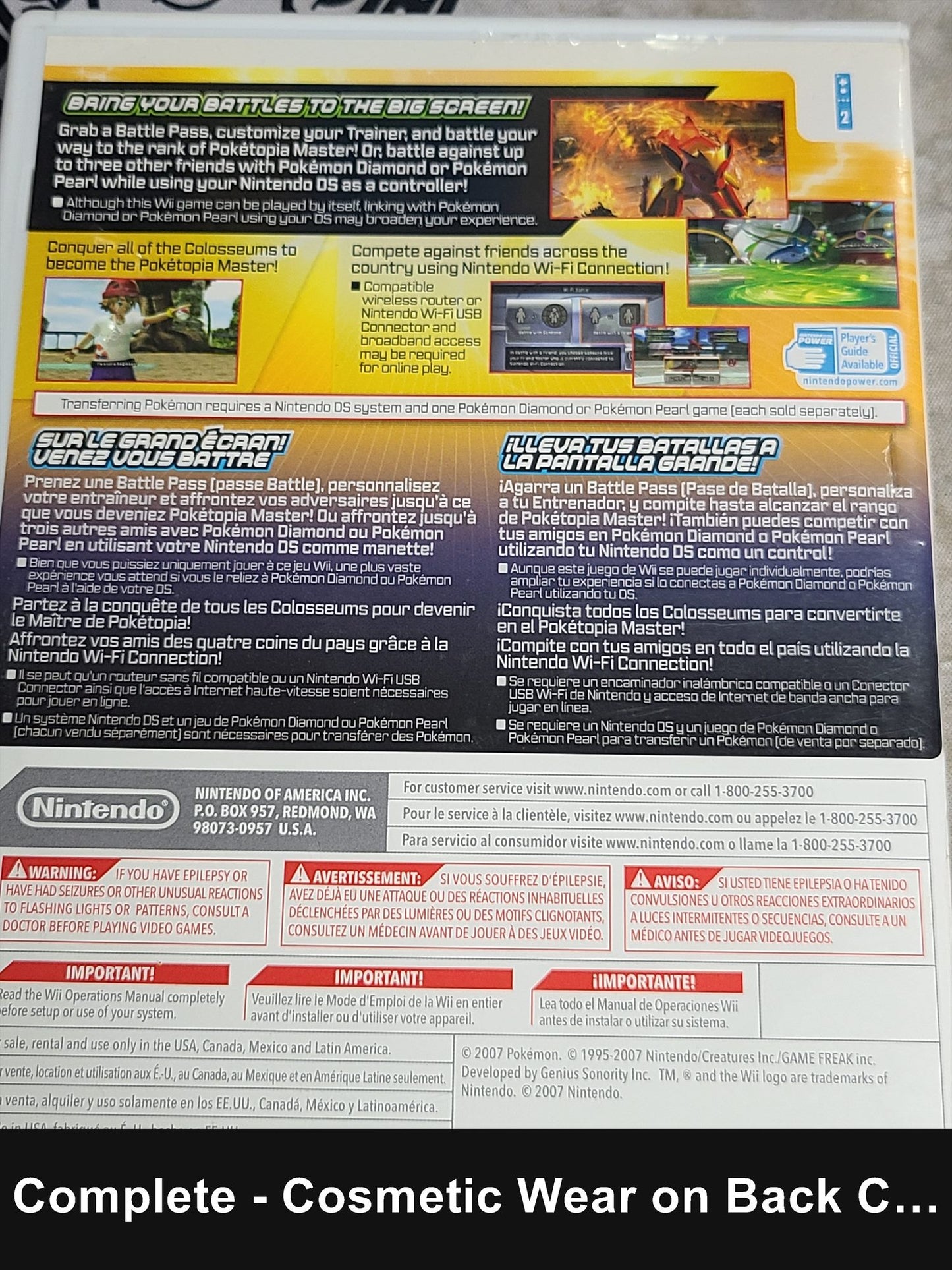 Pokemon Battle Revolution - Wii