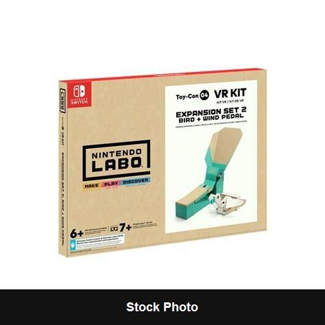 Nintendo Labo Toy-Con 04 VR Kit: Expansion Set 2 [Bird + Wind Pedal] - Nintendo Switch