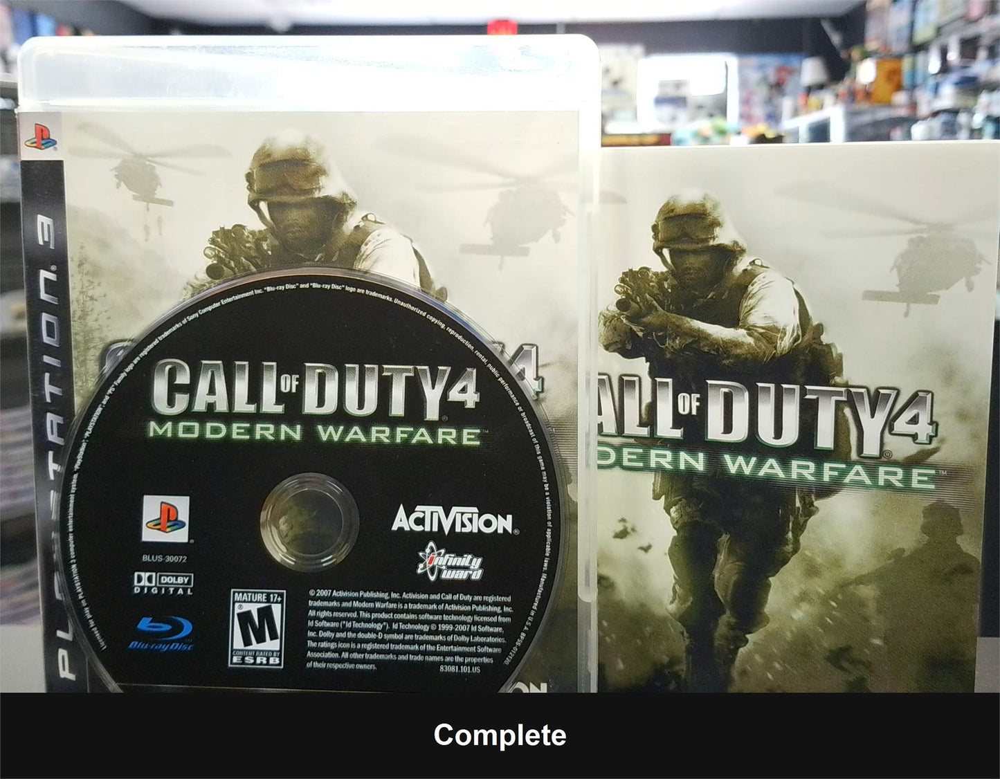 Call of Duty 4 Modern Warfare - Playstation 3