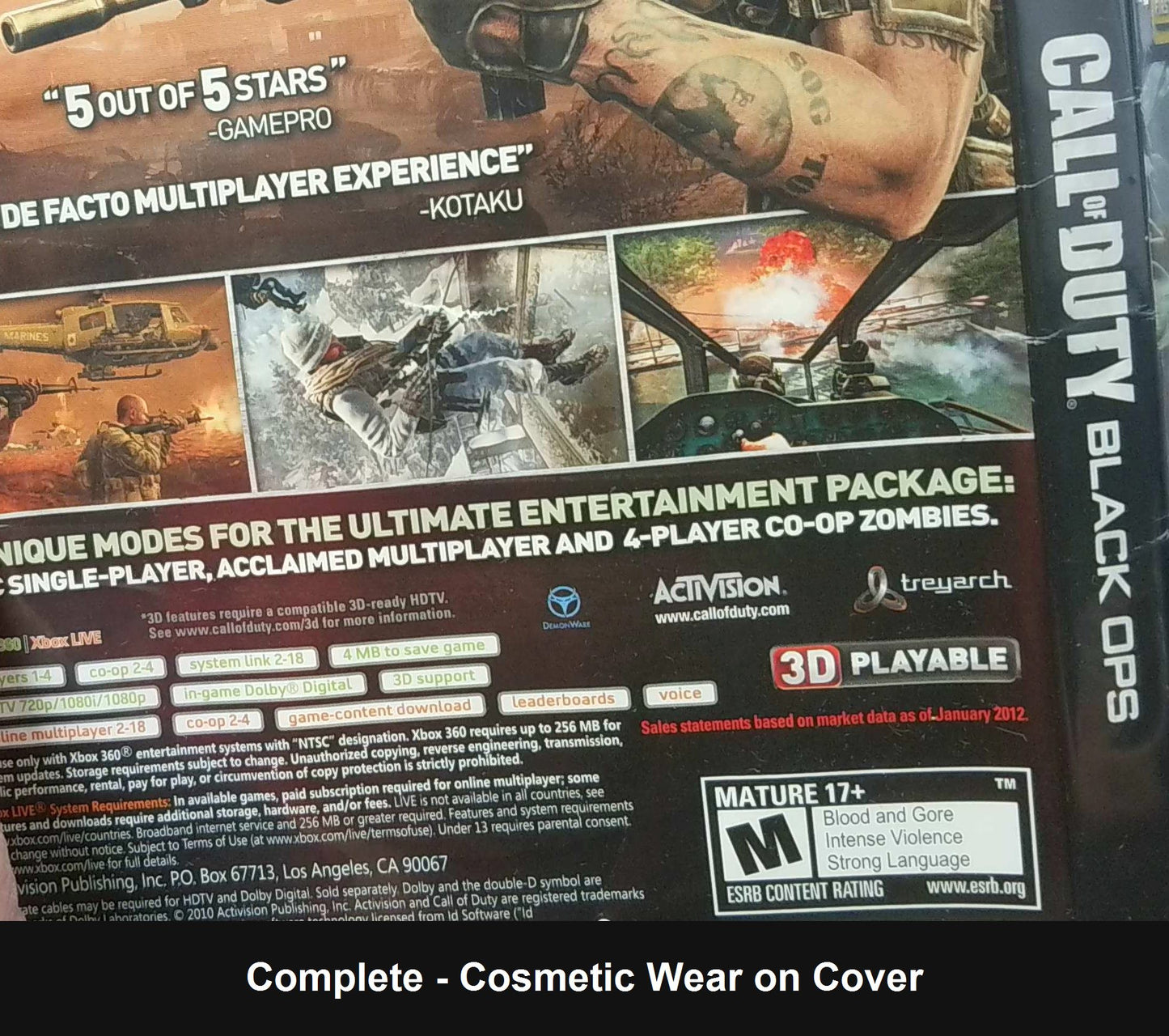 Call of Duty Black Ops - Xbox 360