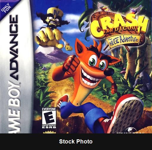 Crash Bandicoot the Huge Adventure - Game Boy Advance