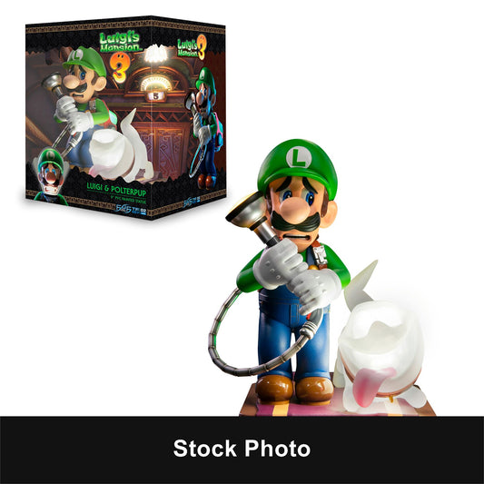 Luigi & Polterpup 9" Statue Collector's Edition (New) - Special Order