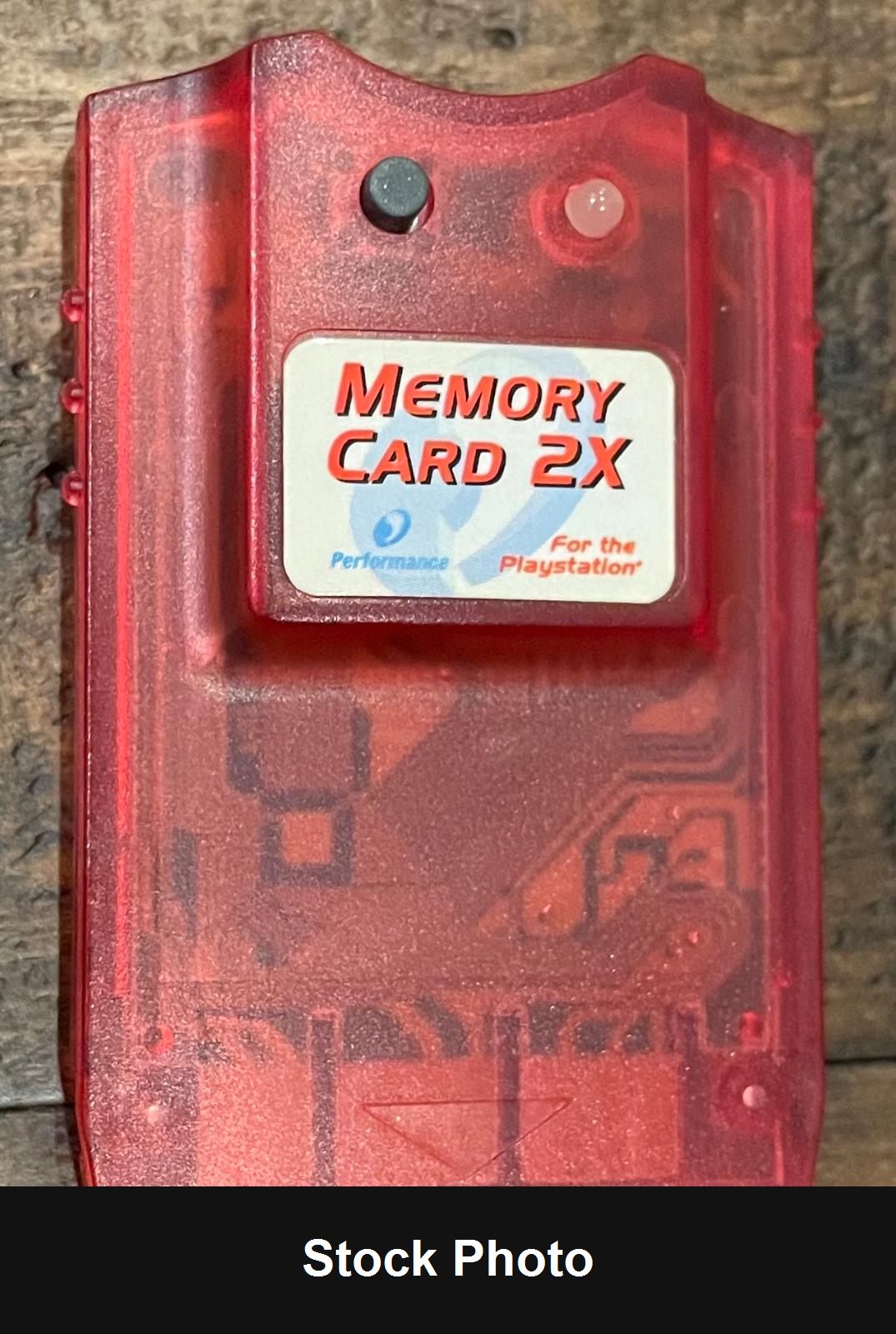 Memory Card [Performance 2x - Red] (PlayStation) - PlayStation Accessories