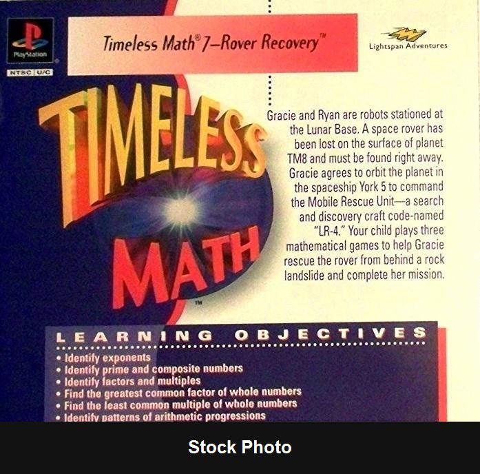Timeless Math 7: Rover Recovery - PlayStation
