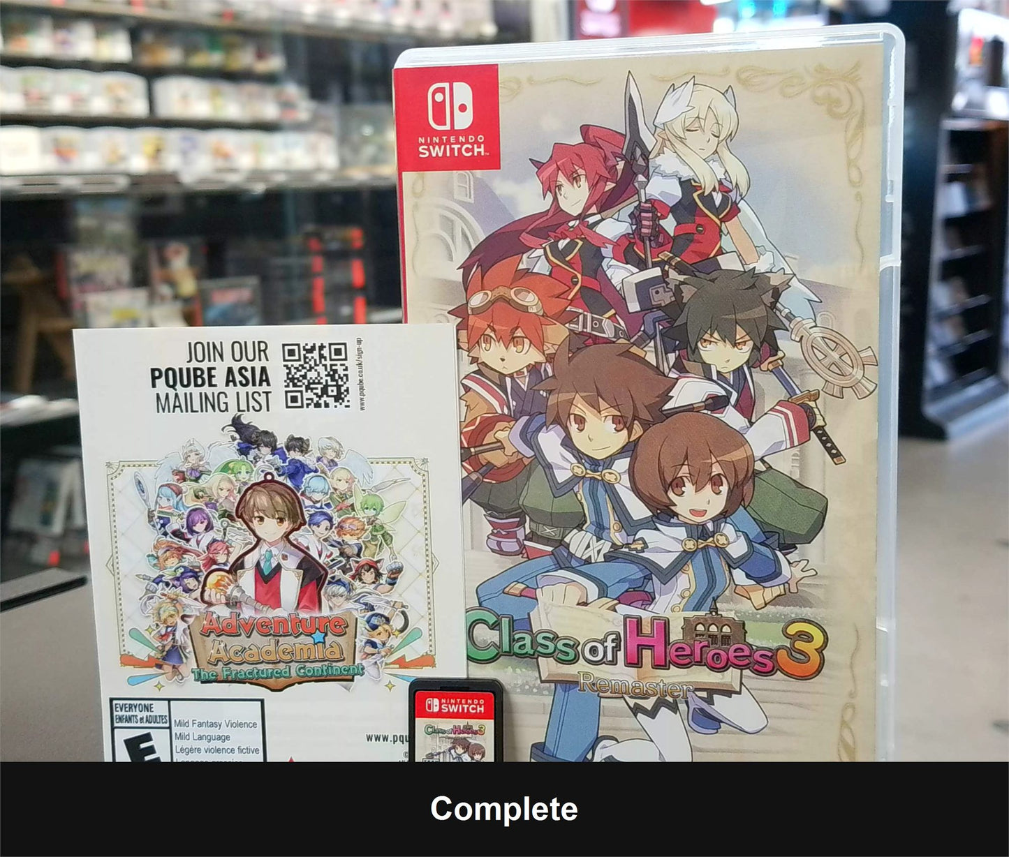 Class Of Heroes 3 Remaster - Nintendo Switch