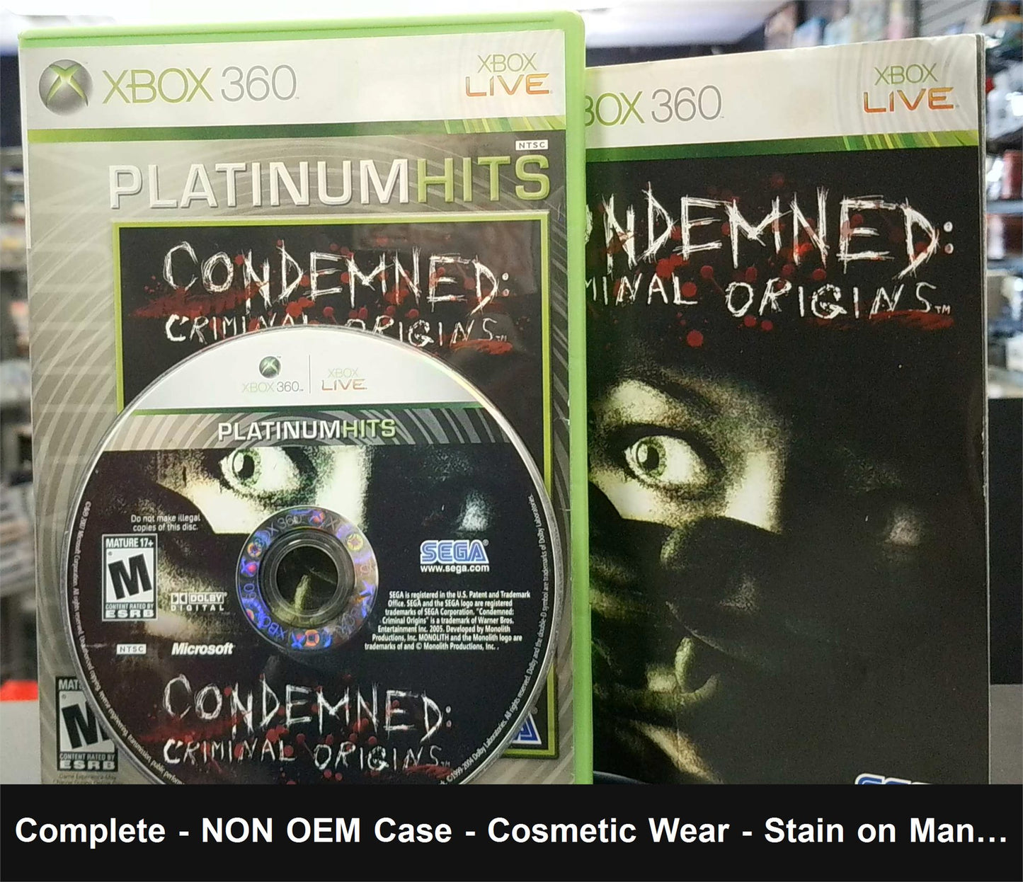 Condemned: Criminal Origins [Platinum Hits] - Xbox 360