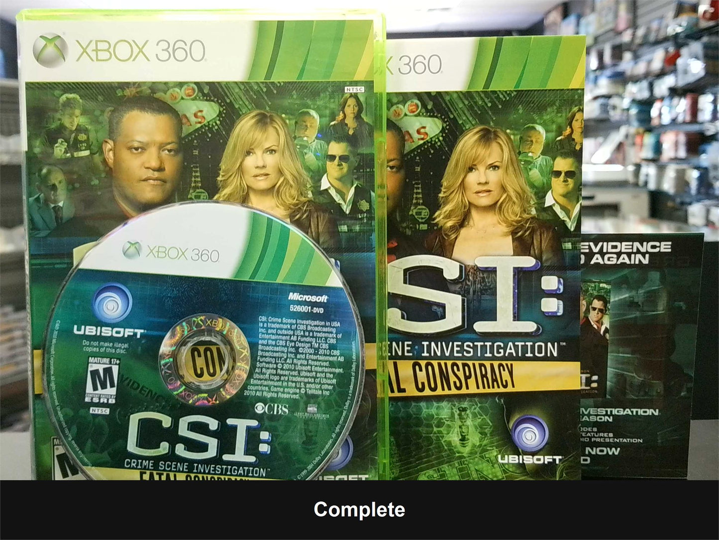 CSI: Fatal Conspiracy - Xbox 360