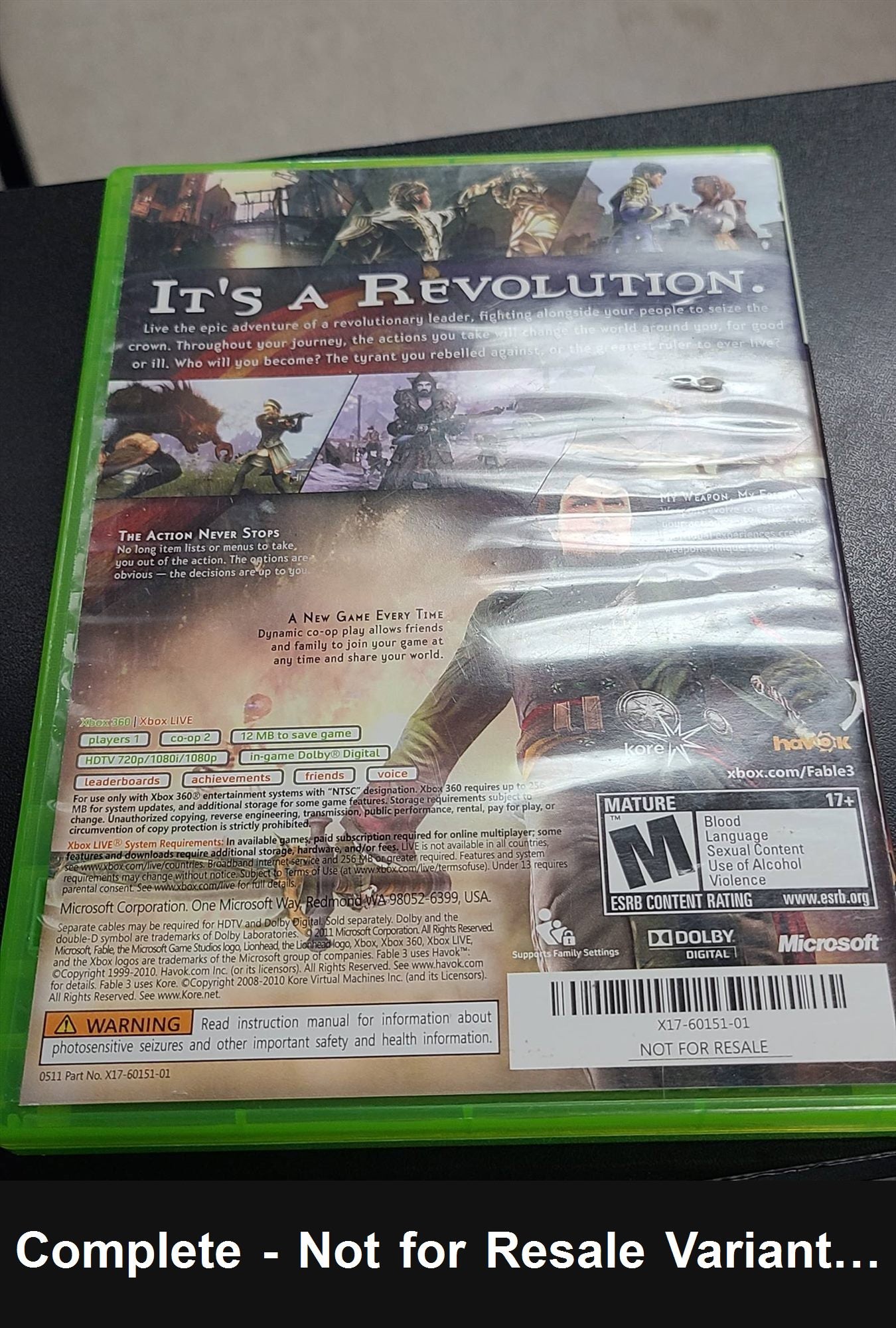 Fable III - Xbox 360