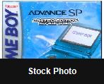Surf Blue Game Boy Advance SP - Console