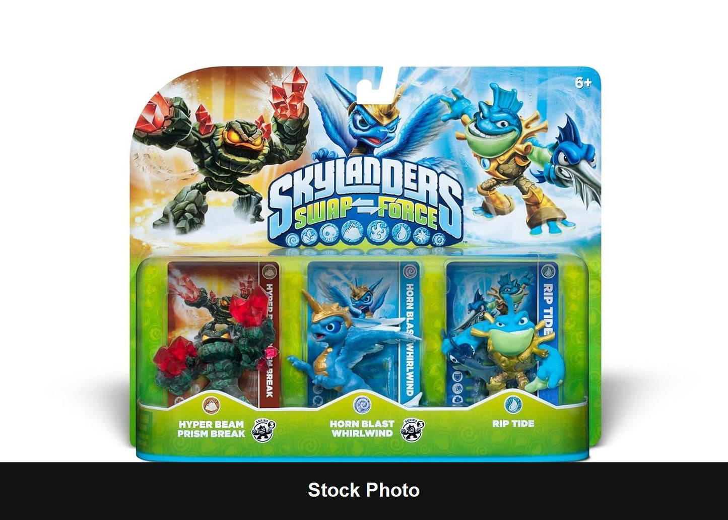 Skylanders Swap Force Triple Pack [Hyper Beam Prism Break, Horn Blast Whirlwind, Rip Tide] (Skylanders) - Skylanders Accessories