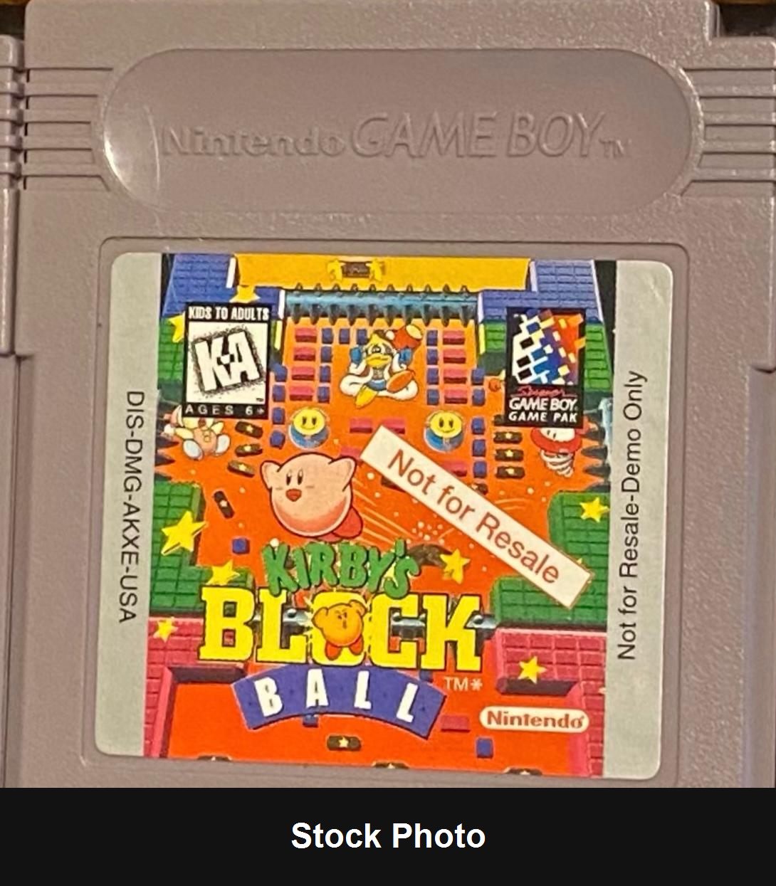 Kirby’s Block Ball [Not for Resale] - Game Boy