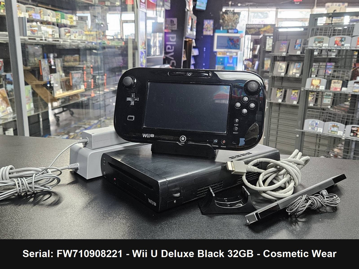 Wii U Console Deluxe Black 32GB - Console