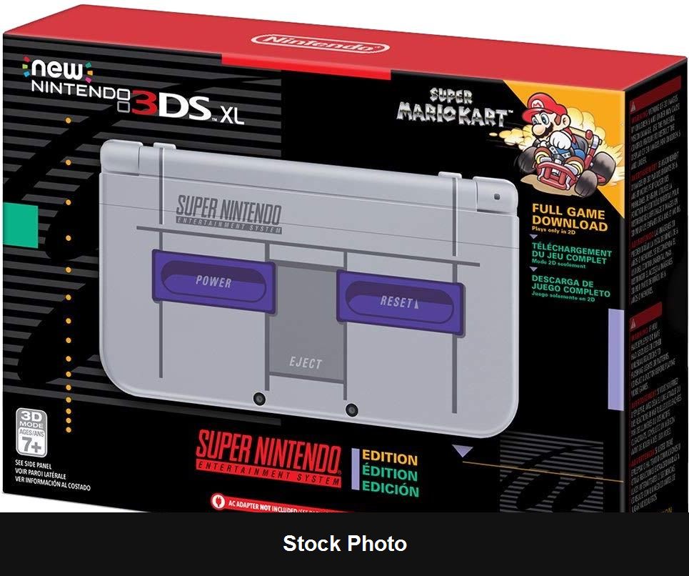 New Nintendo 3DS XL SNES Edition - Console
