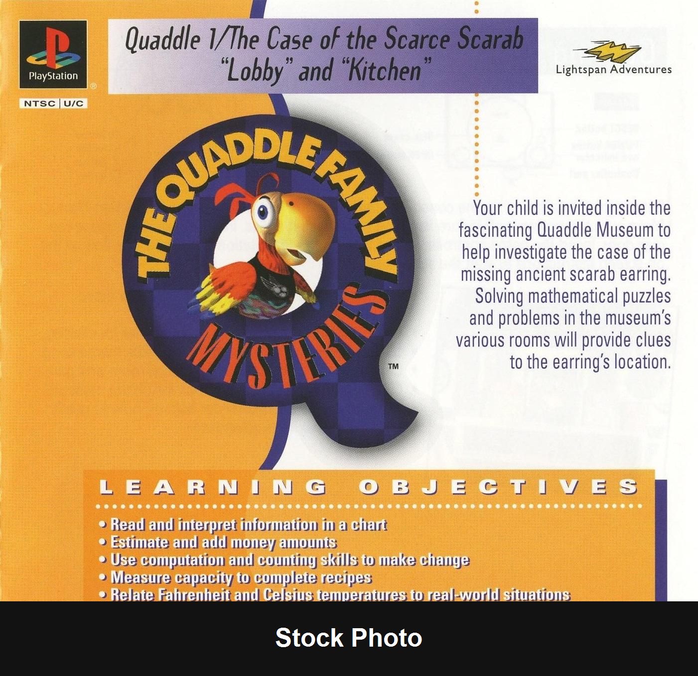 The Quaddle Family Mysteries 1 - The Case Of The Scarce Scarab - Lobby - Kitchen - PlayStation