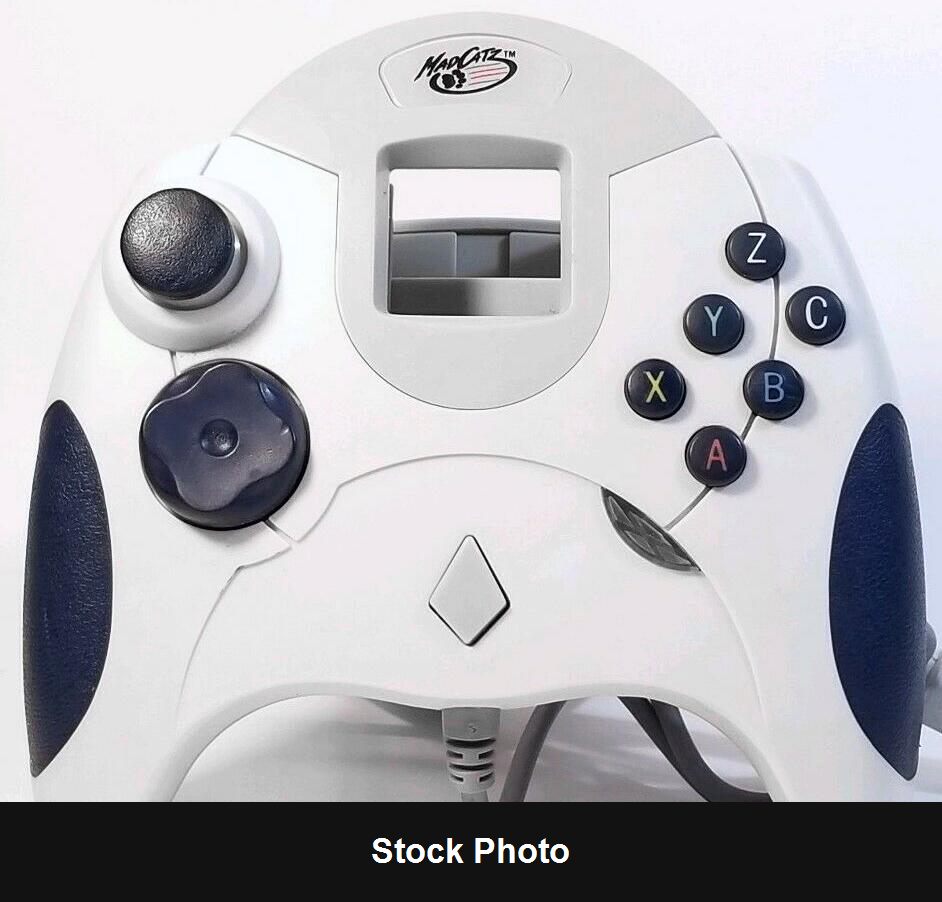 White Dream Pad Controller (Sega Dreamcast) - Sega Accessories