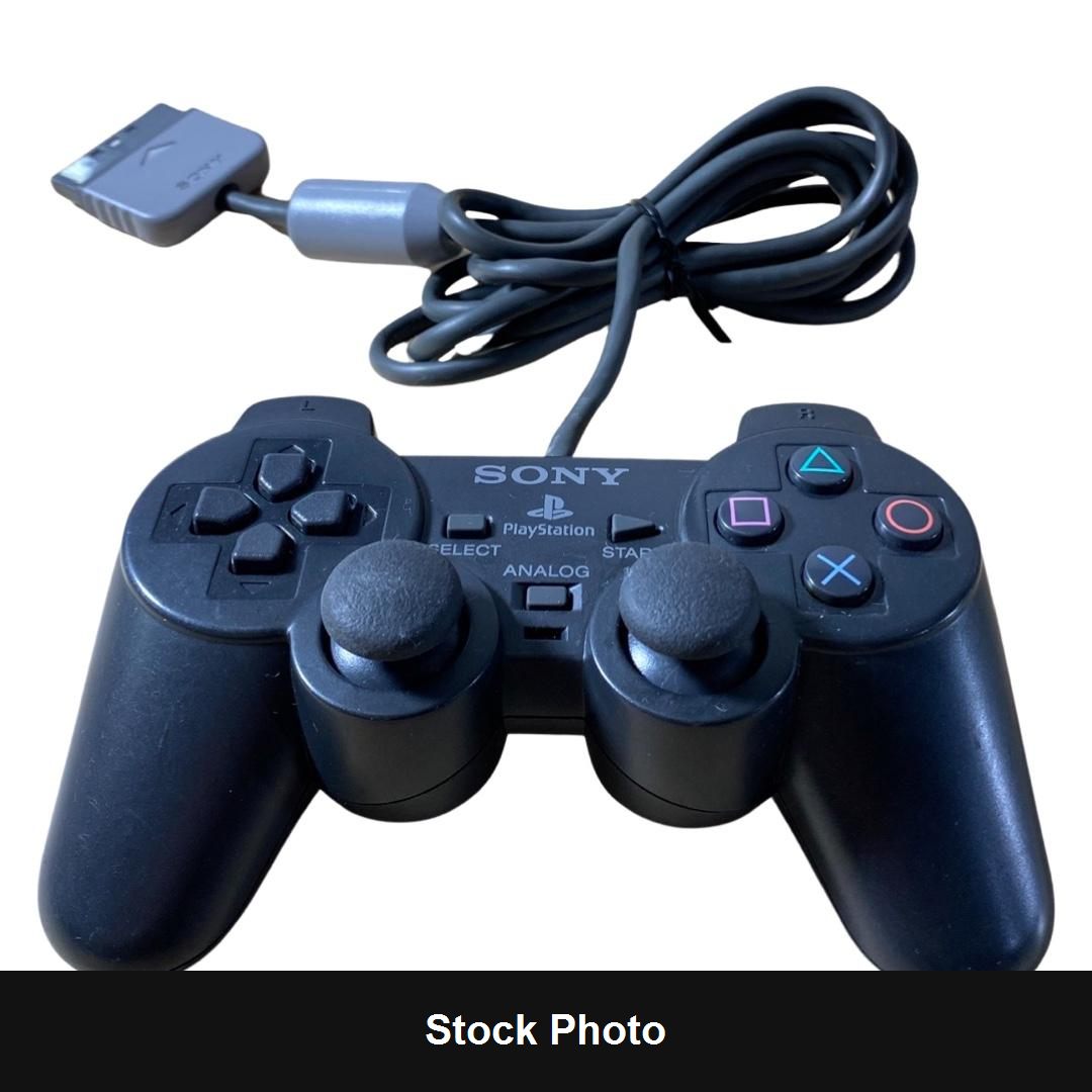 Black Dual Analog Controller (PlayStation) - PlayStation Accessories
