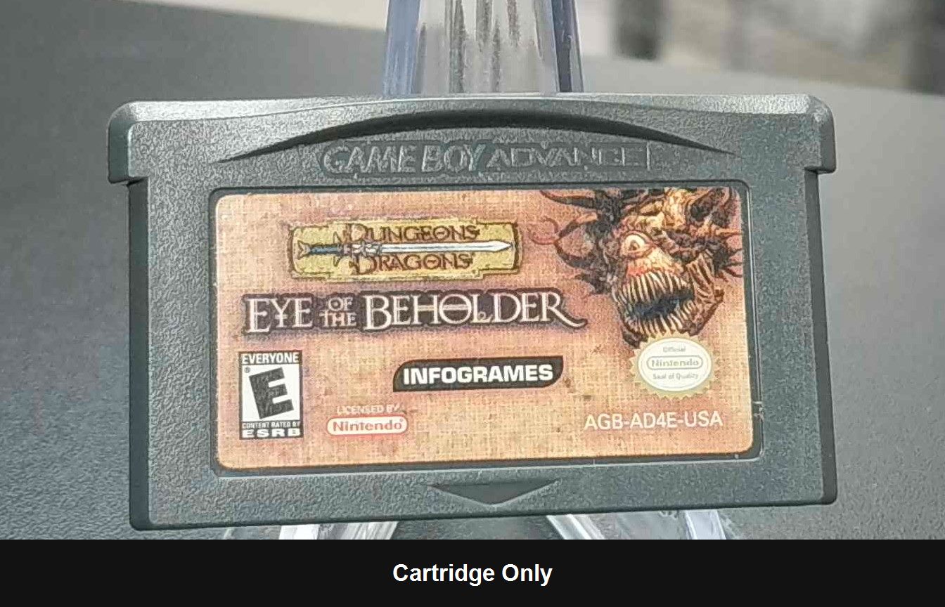 Dungeons & Dragons Eye of the Beholder - Game Boy Advance