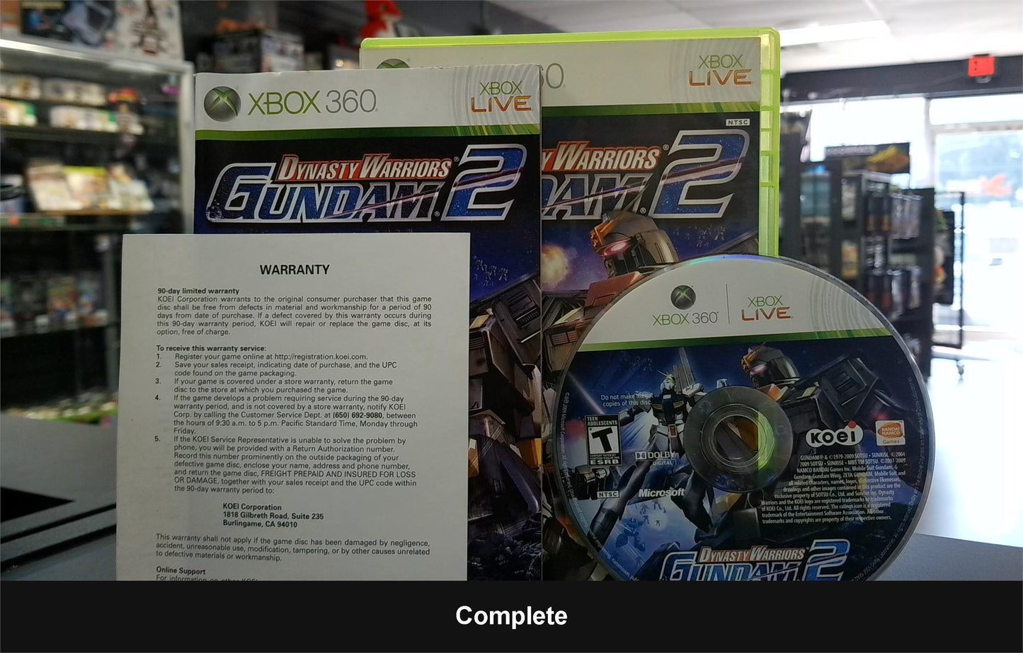 Dynasty Warriors: Gundam 2 - Xbox 360