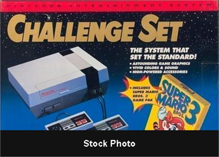 Nintendo NES Challenge Set Console - Console