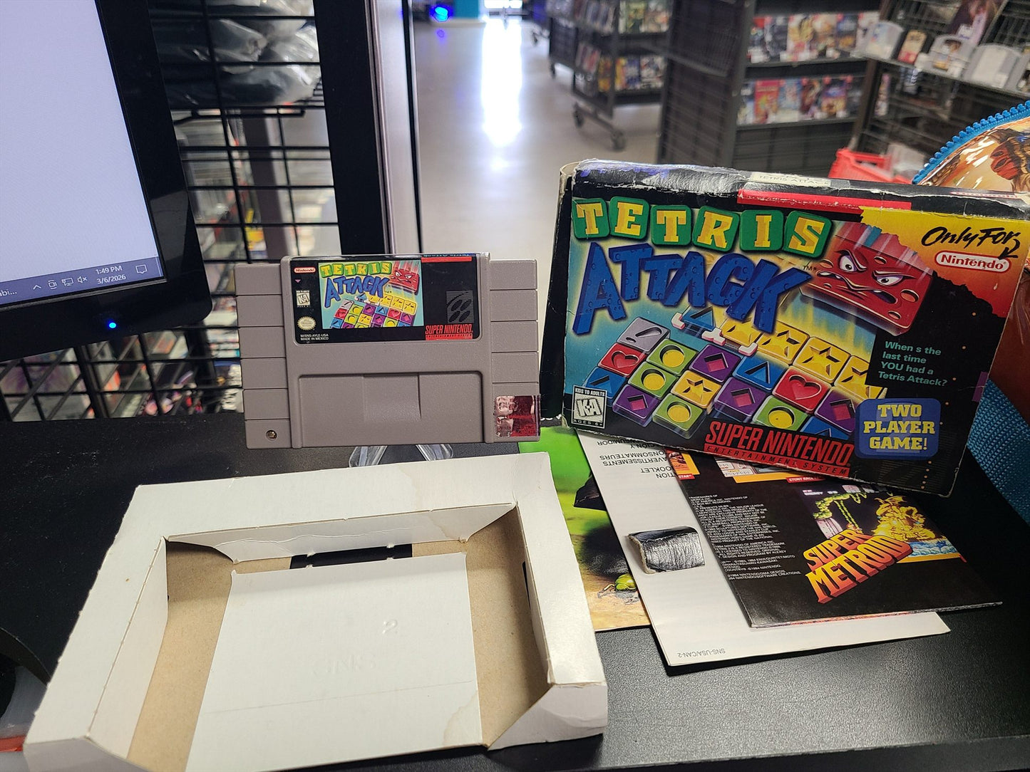 Tetris Attack - Super Nintendo