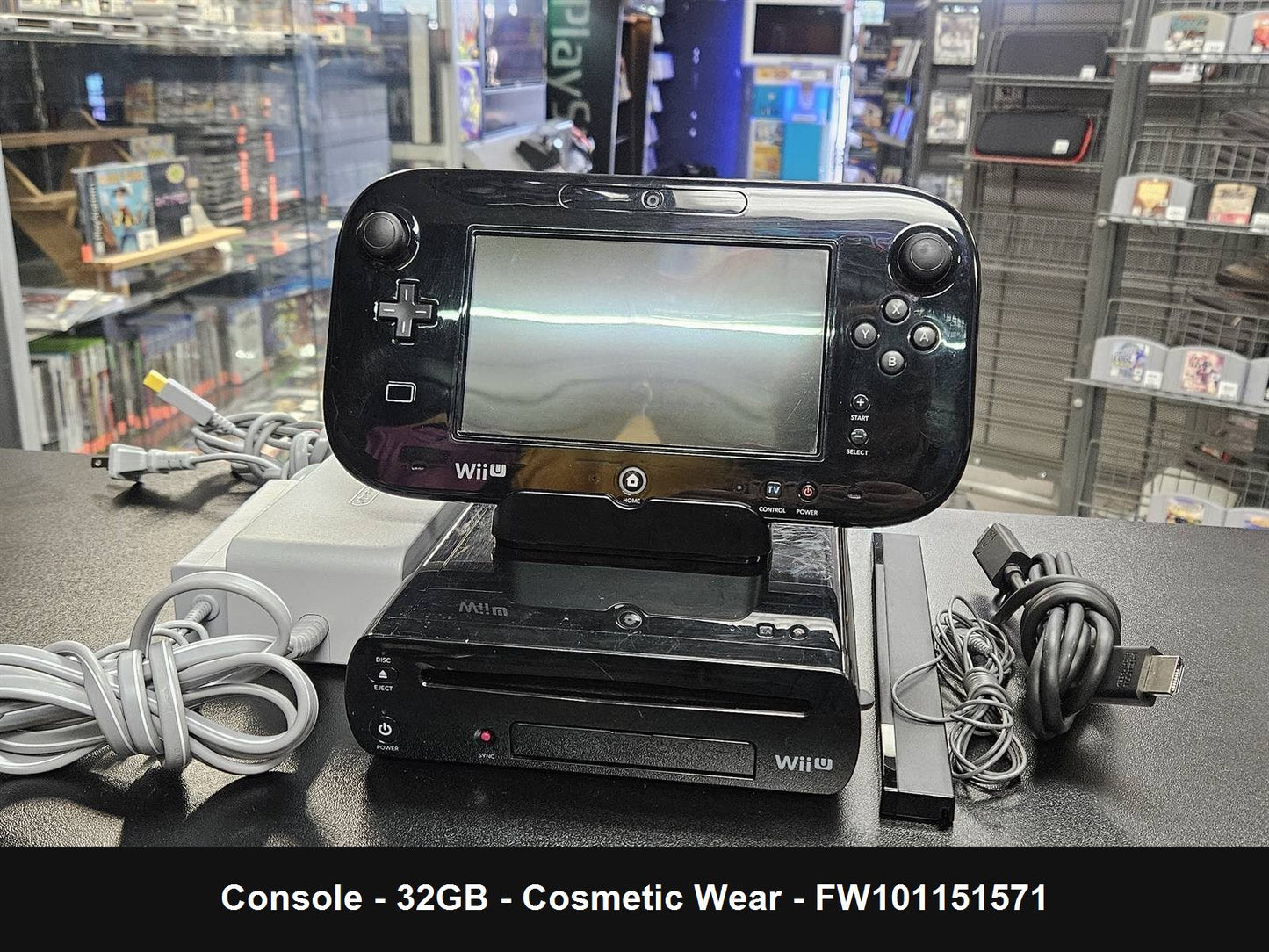 Wii U Console Deluxe Black 32GB - Console