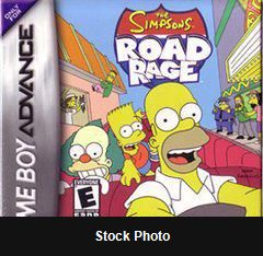The Simpsons Road Rage - Game Boy Advance