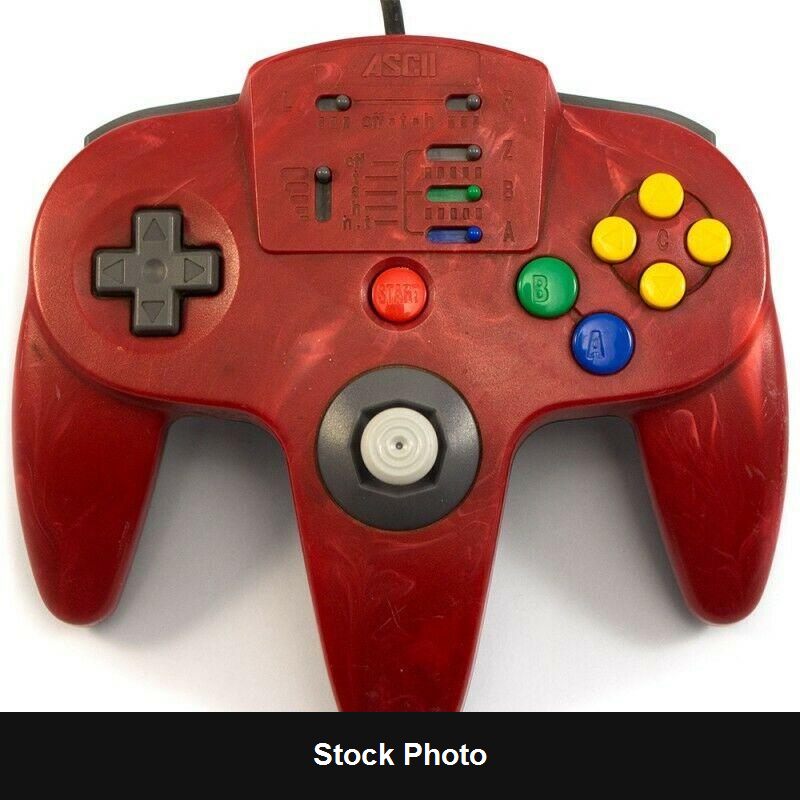 Ascii Red Control Pad (Nintendo 64) - Nintendo Accessories