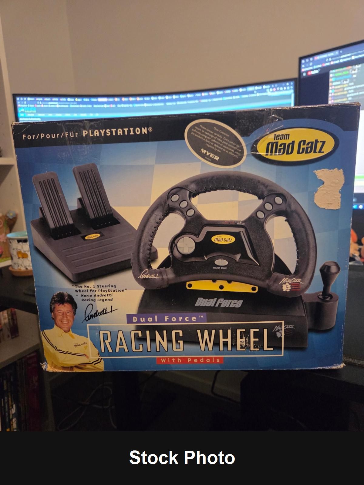 Dual Force Racing Wheel (PlayStation) - PlayStation Accessories