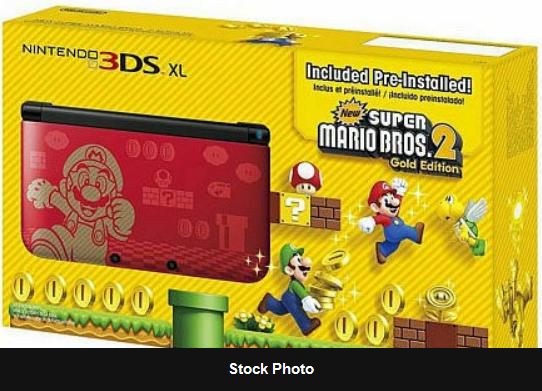 Nintendo 3DS XL New Super Mario Bros. 2 Edition - Console