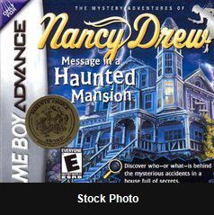 Nancy Drew Message in a Haunted Mansion - Game Boy Advance