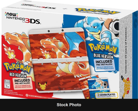 New Nintendo 3DS Pokemon 20th Anniversary Edition - Console