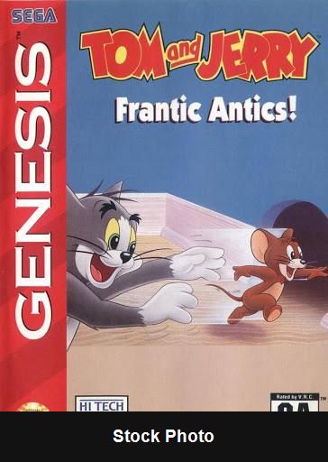 Tom and Jerry Frantic Antics - Sega Genesis