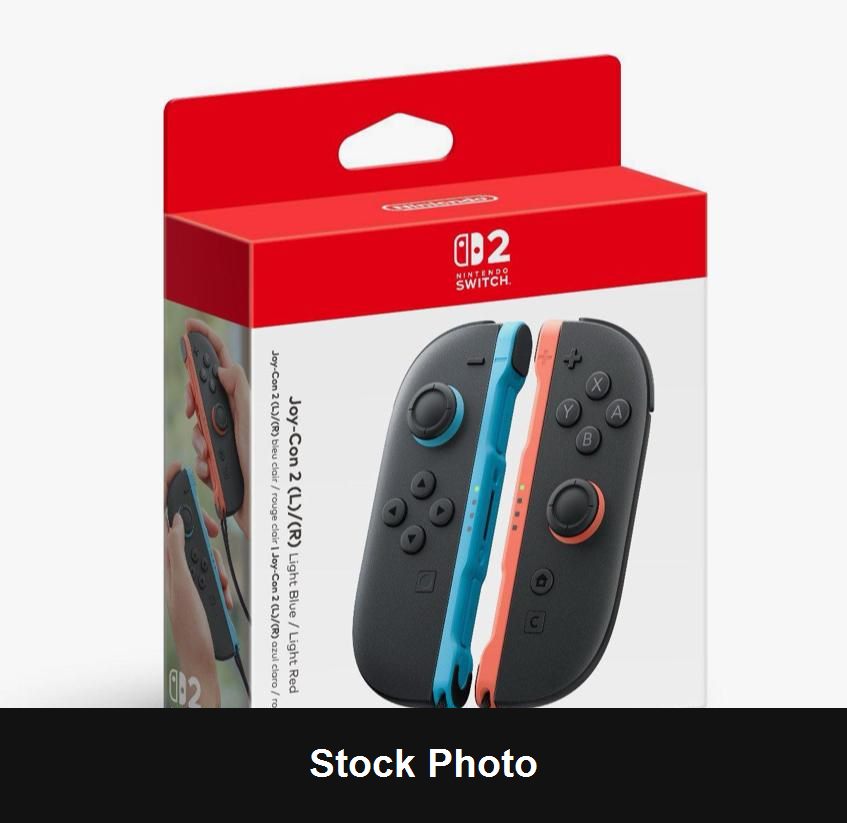 Joy Con 2 Light Blue & Light Red - Nintendo Switch 2