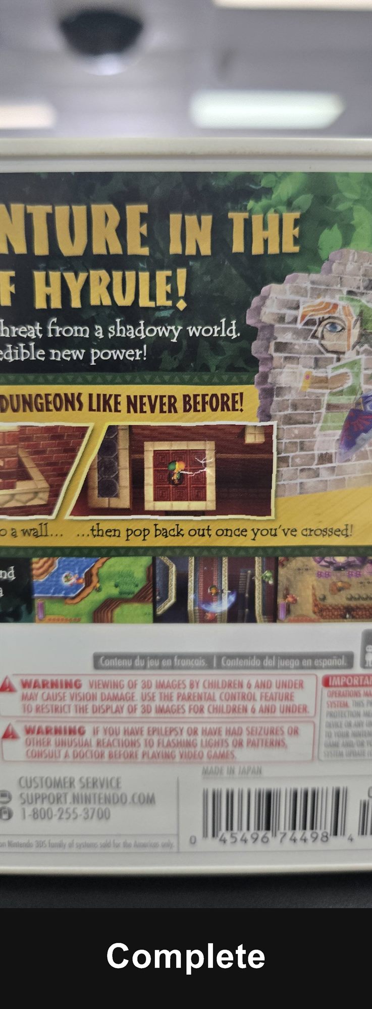 Zelda A Link Between Worlds [Nintendo Selects] - Nintendo 3DS