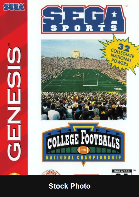 College Football's National Championship - Sega Genesis