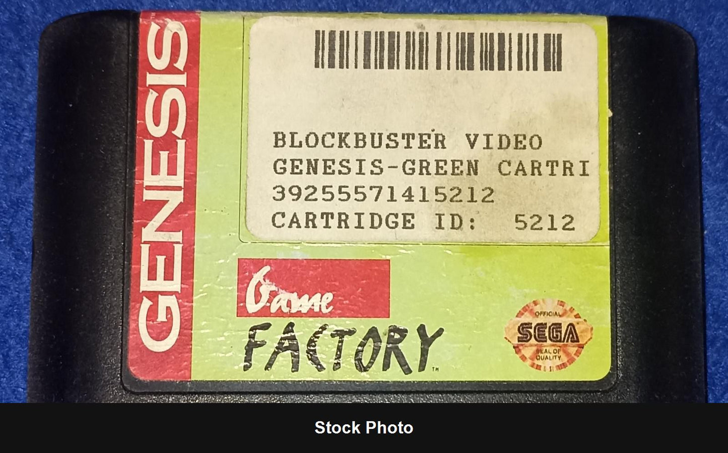 Blockbuster Game Factory Green - Sega Genesis