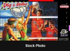 Dig and Spike Volleyball - Super Nintendo