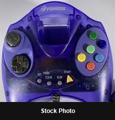 Topmax Dreamcast Controller [Purple] (Sega Dreamcast) - Sega Accessories