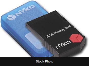 128MB NYKO Memory Card (Gamecube) - Nintendo Accessories