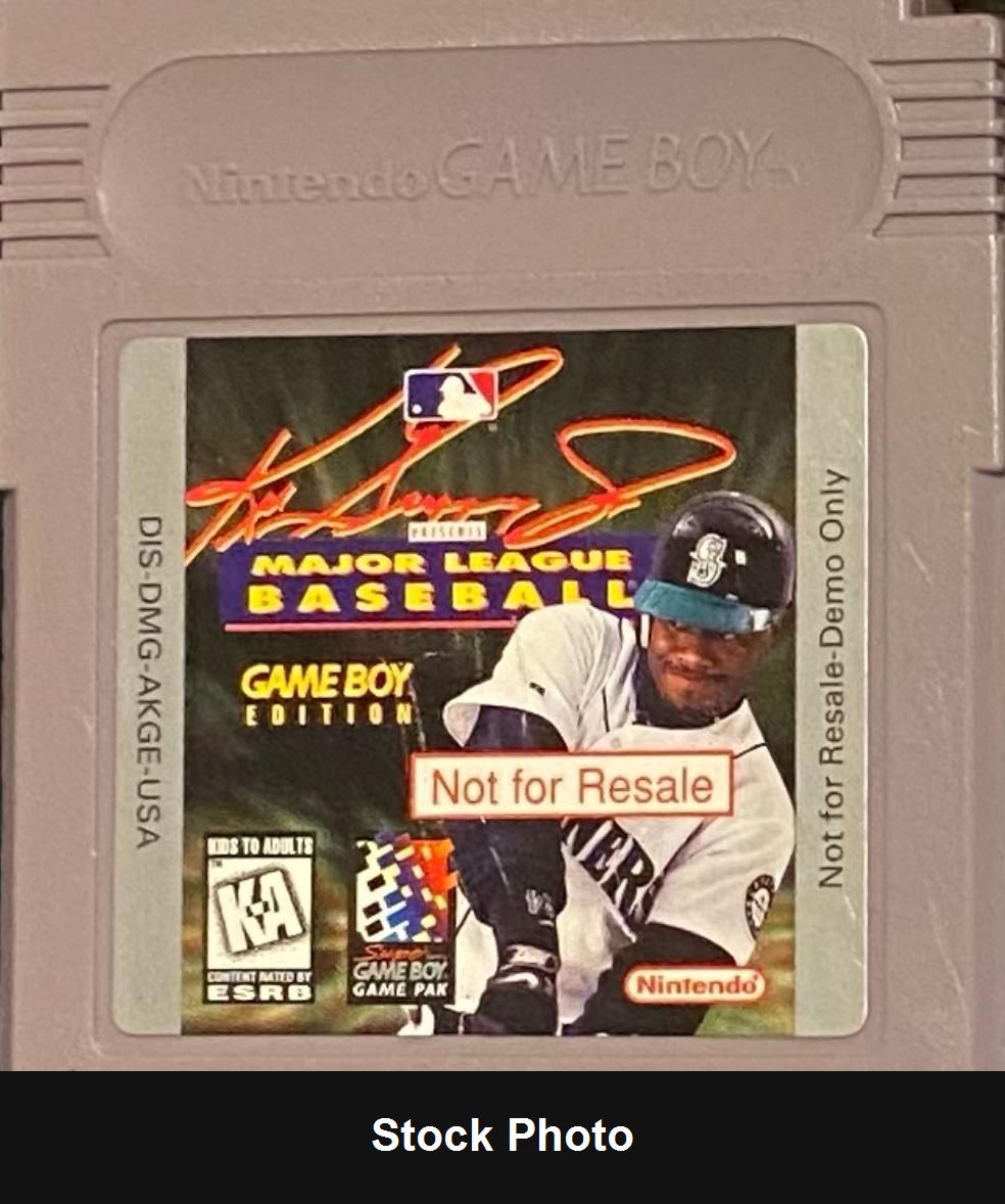 Ken Griffey Jr. Presents Major League Baseball [Not for Resale] - Game Boy