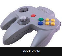Gray Controller (Nintendo 64) - Nintendo Accessories
