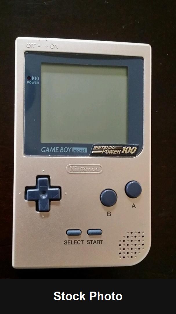 Gold Nintendo Power 100 Game Boy Pocket - Console