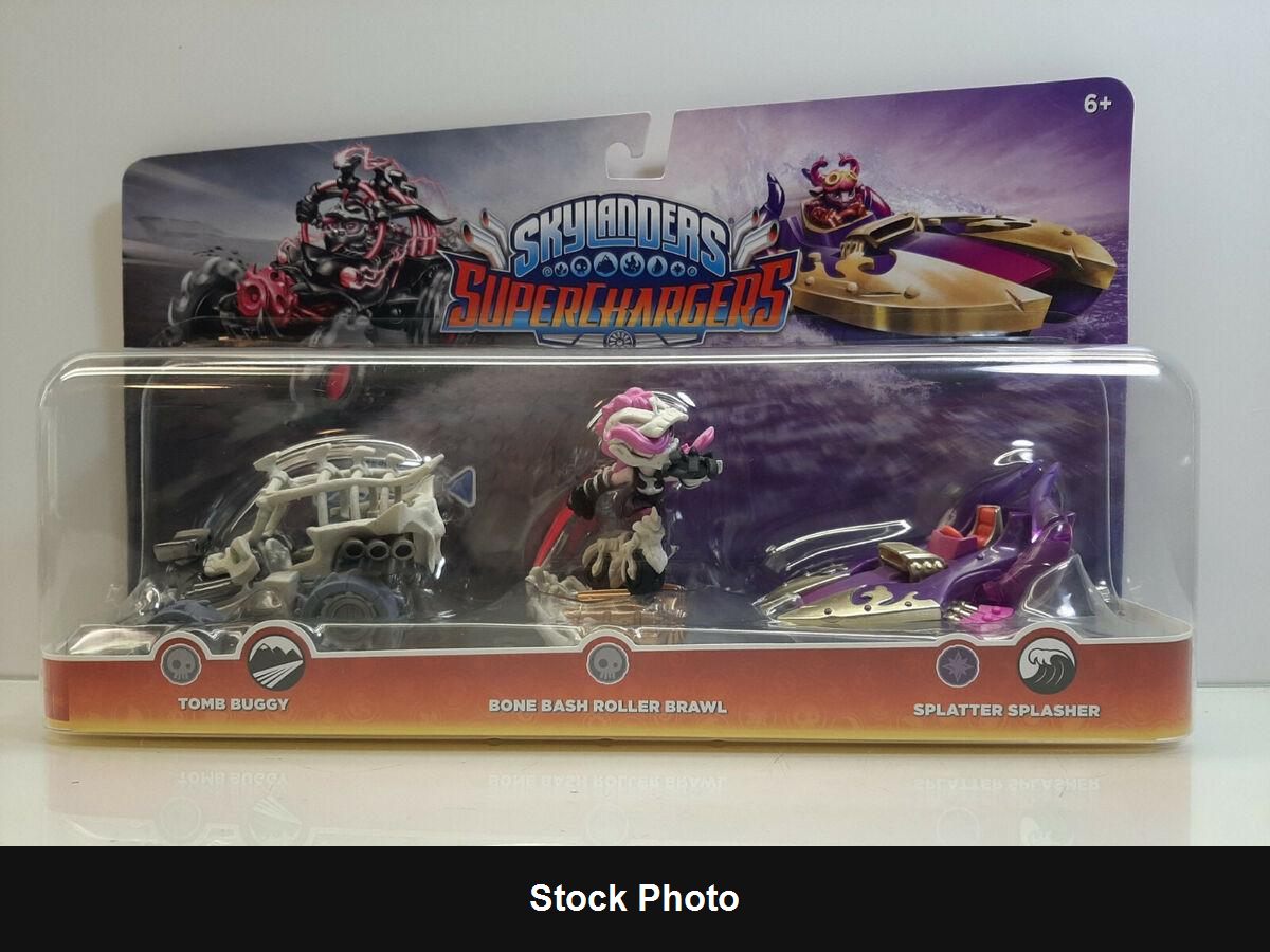 Skylanders SuperChargers Triple Pack [Tomb Buggy, Bone Bash Roller Brawl, Splatter Splasher] - Skylanders