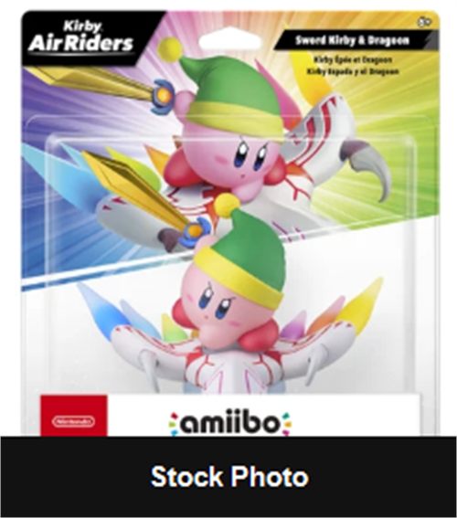 Kirby Air Riders Series - Sword Kirby & Dragoon (New) - Amiibo