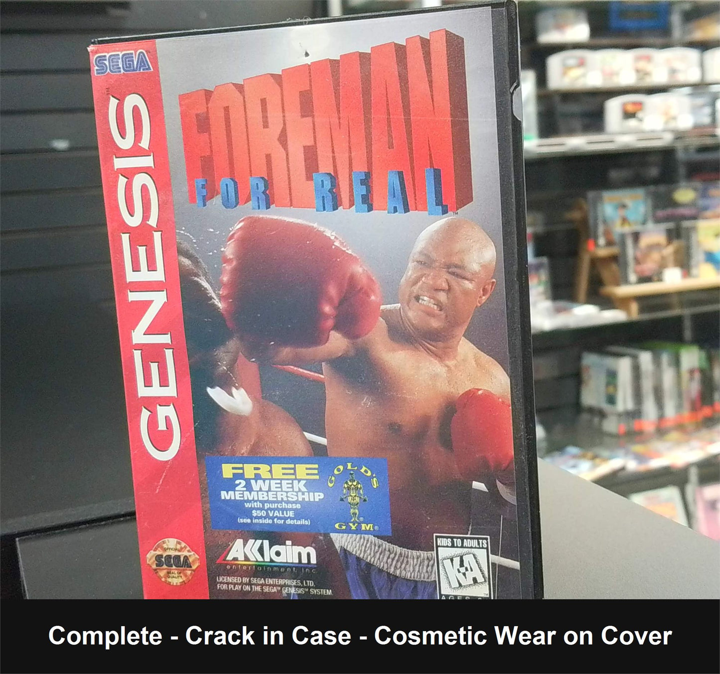 Foreman For Real - Sega Genesis