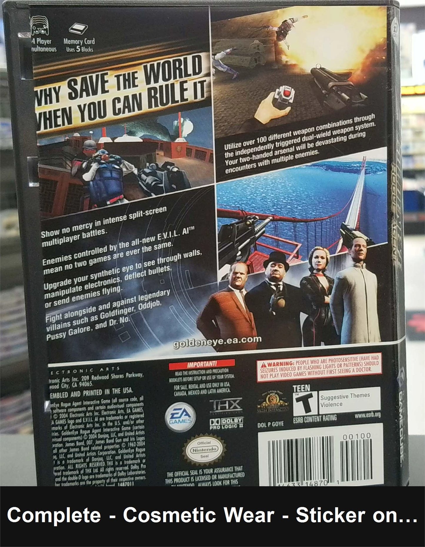 GoldenEye Rogue Agent - GameCube