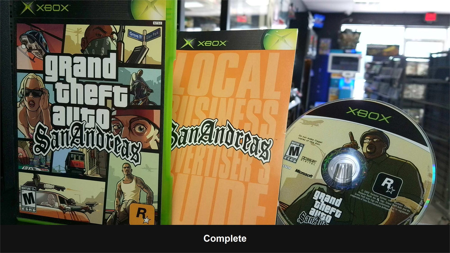 Grand Theft Auto San Andreas - Xbox