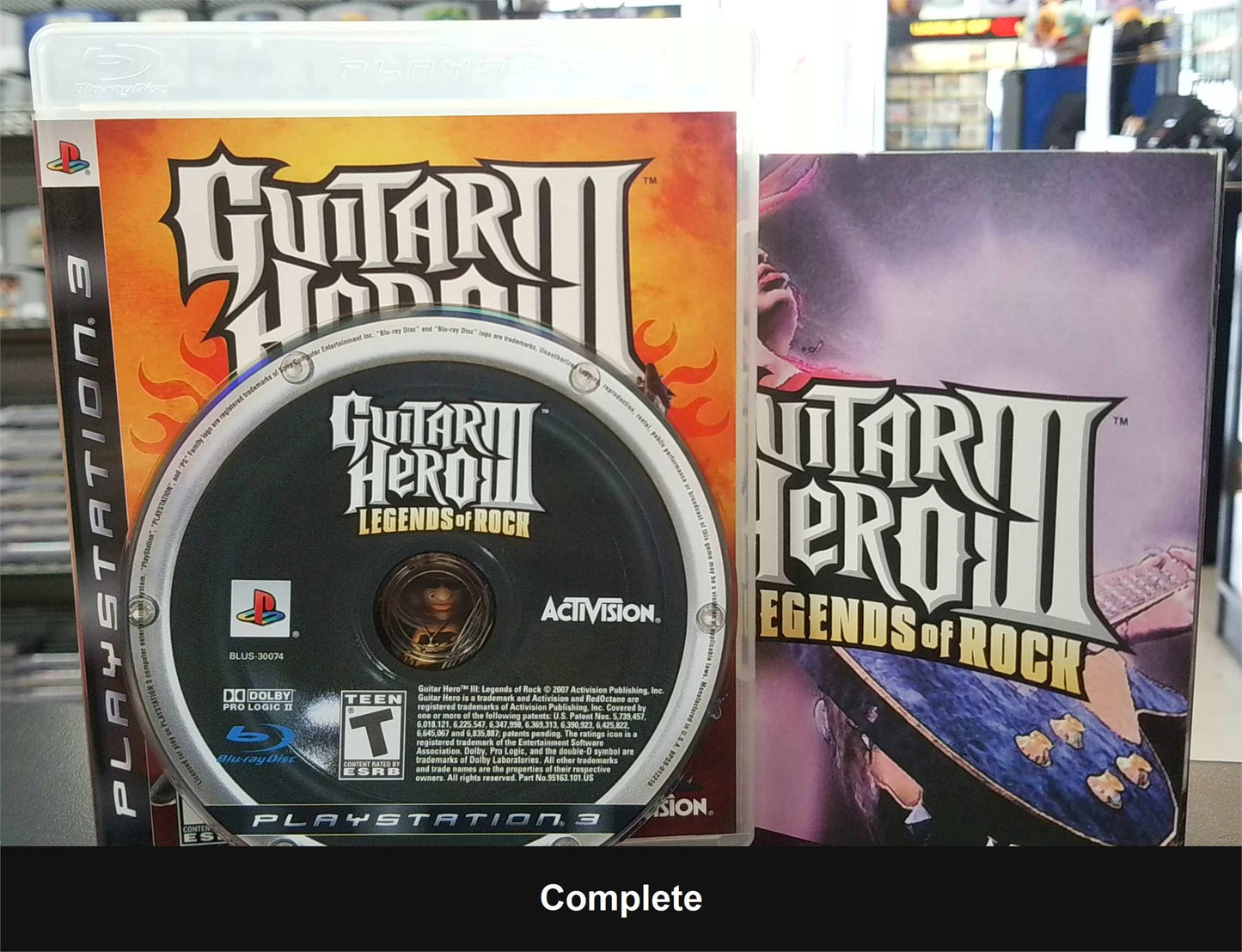 Guitar Hero III Legends of Rock - PlayStation 3