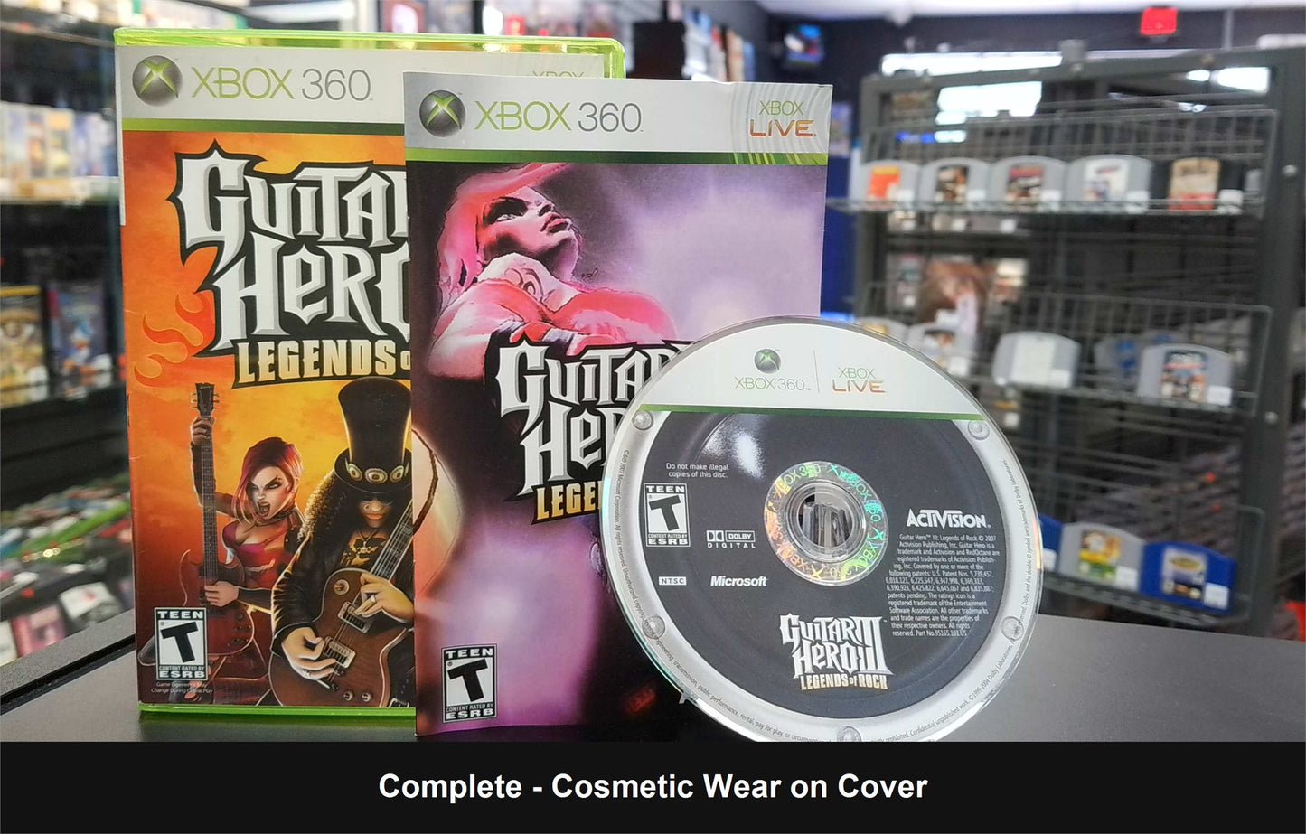 Guitar Hero III Legends of Rock - Xbox 360