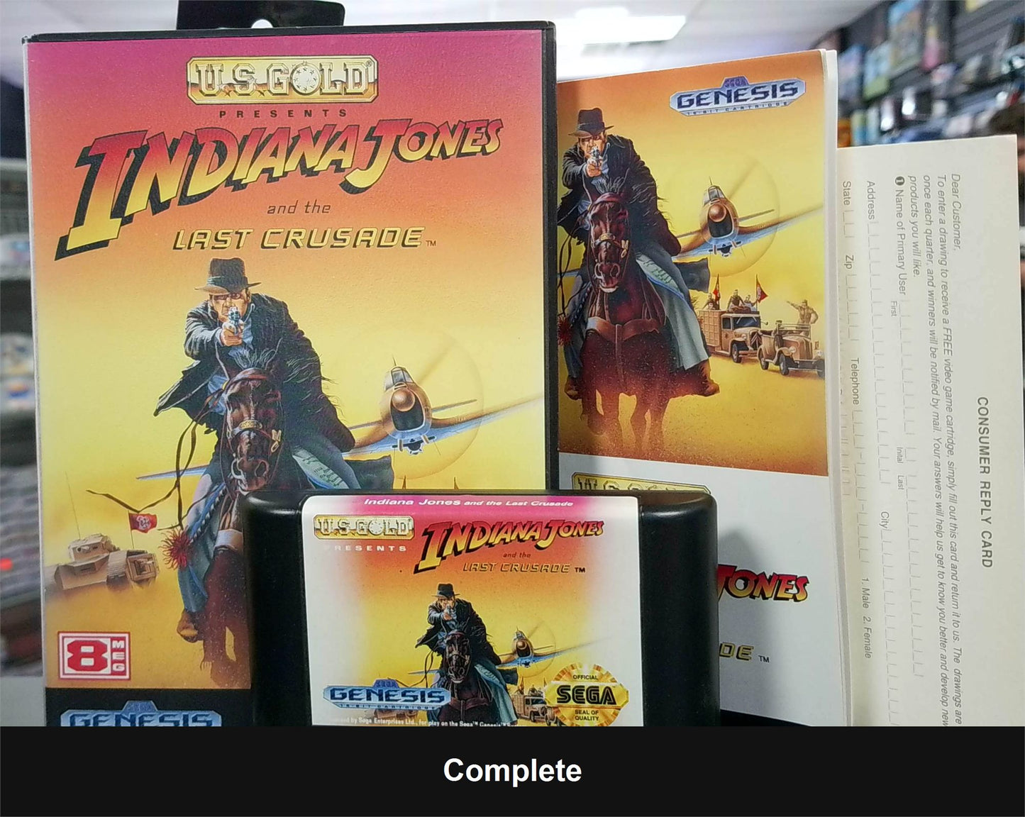 Indiana Jones and the Last Crusade - Sega Genesis